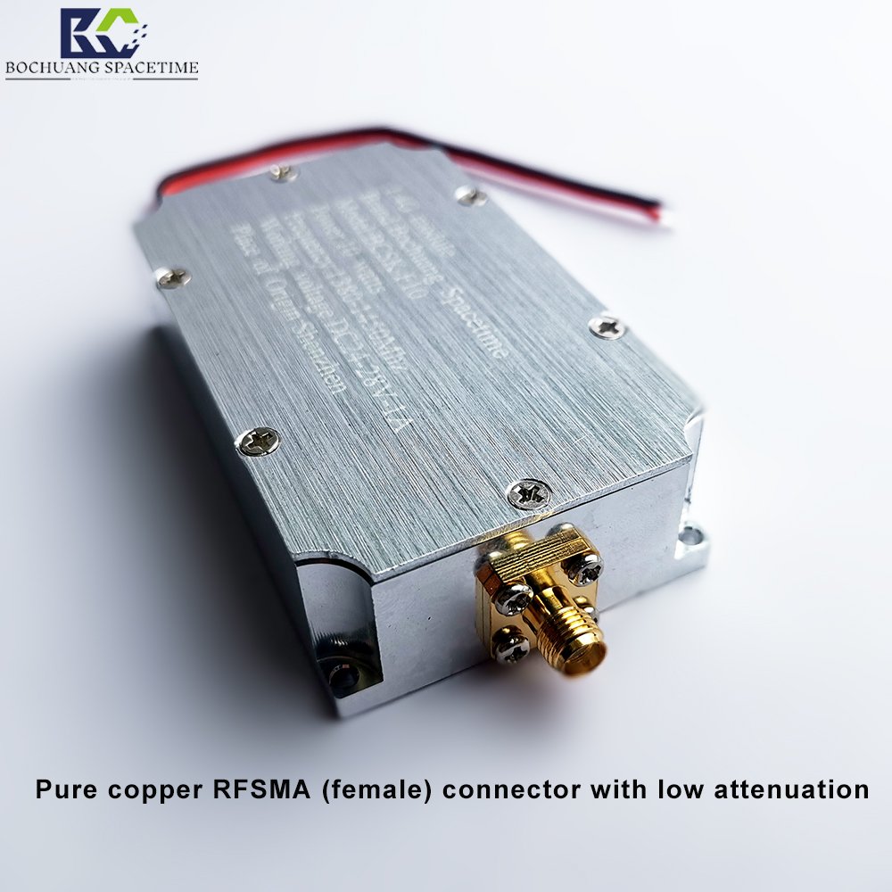 1.4G power amplifier chip 10W-100W power selectable band signal generator wide band signal amplification1400MHZanti drone module