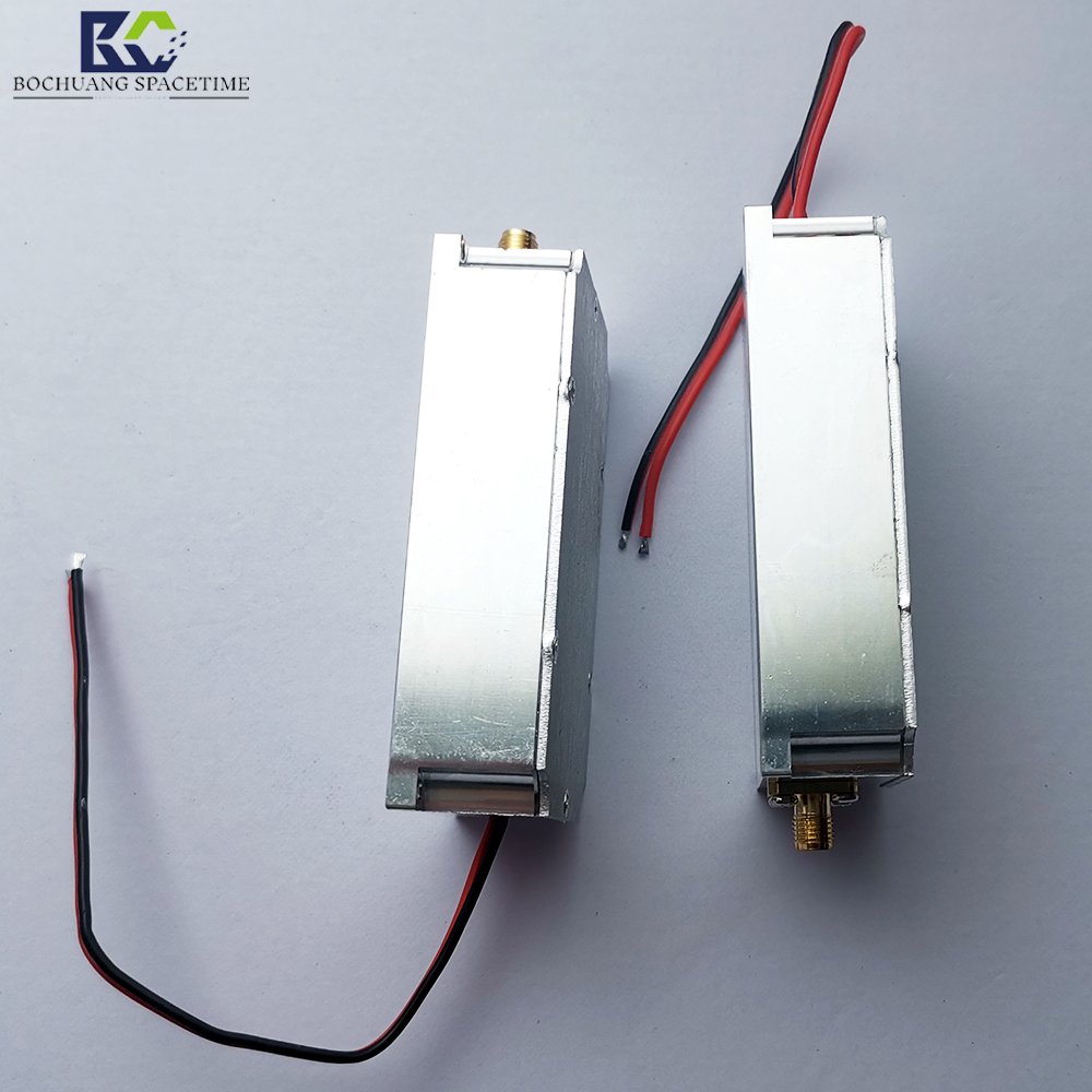 1.4G power amplifier chip 10W-100W power selectable band signal generator wide band signal amplification1400MHZanti drone module