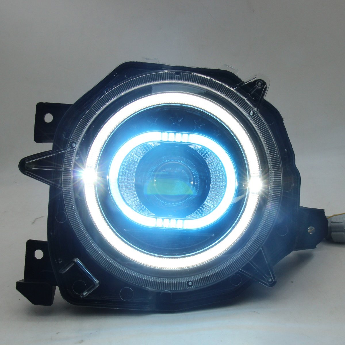 WINAUTO 12V Car Front LED Headlight Assembly For Suzuki Jimny 2019 Car Headlight With Projector Light high beam dipped headlight