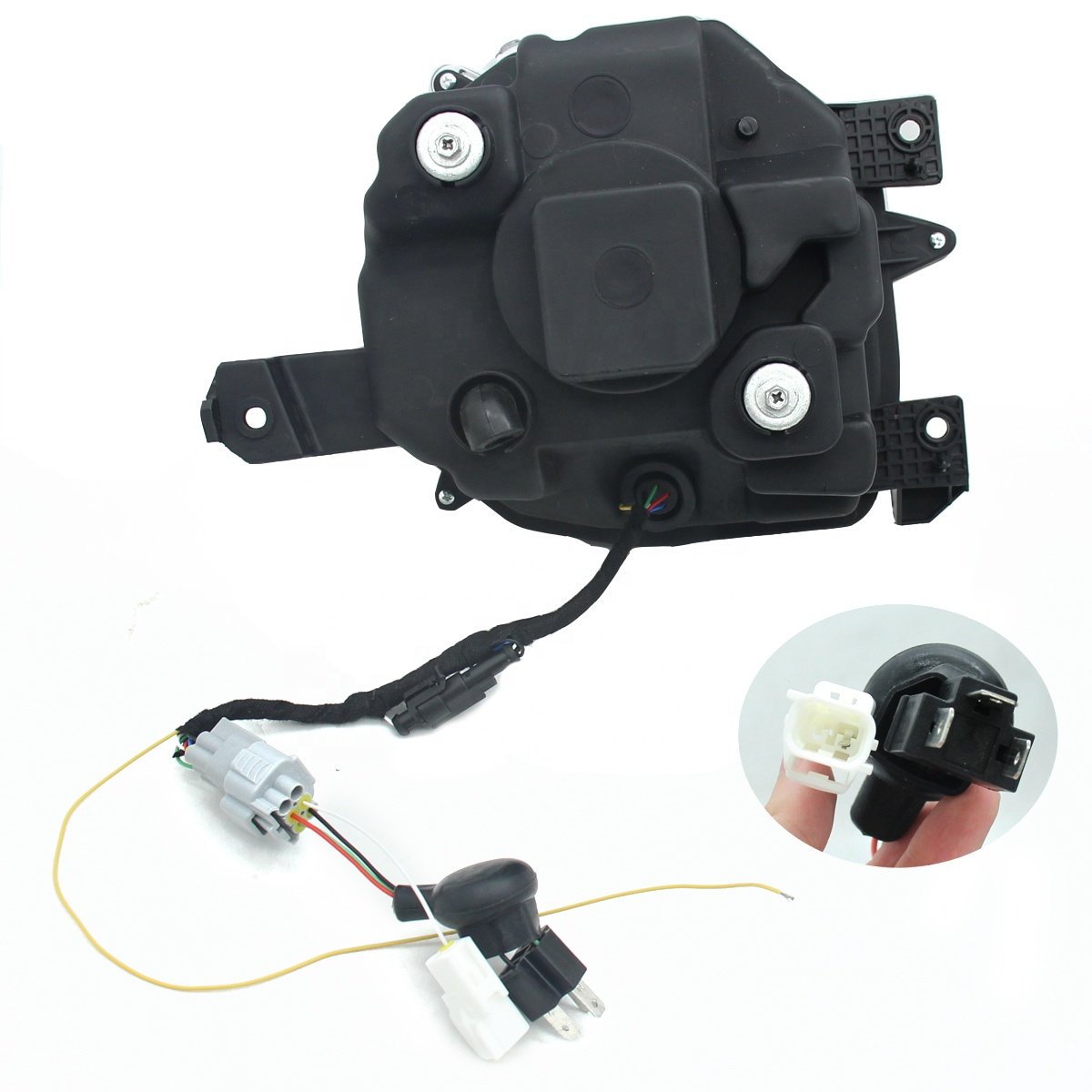 WINAUTO 12V Car Front LED Headlight Assembly For Suzuki Jimny 2019 Car Headlight With Projector Light high beam dipped headlight
