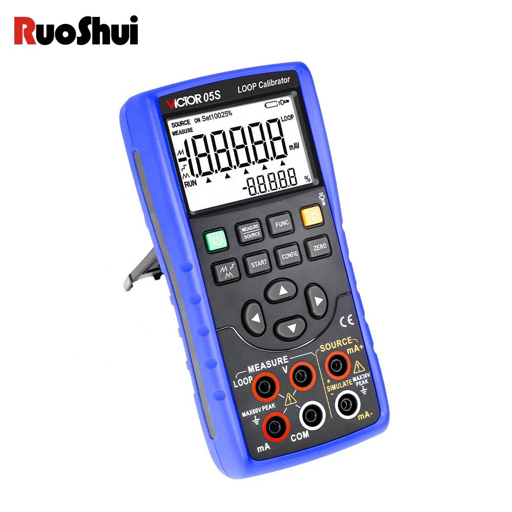 VICTOR 05S New version Loop Calibrator high precision Voltage Current Simulation transmitter handheld automatic signal generator