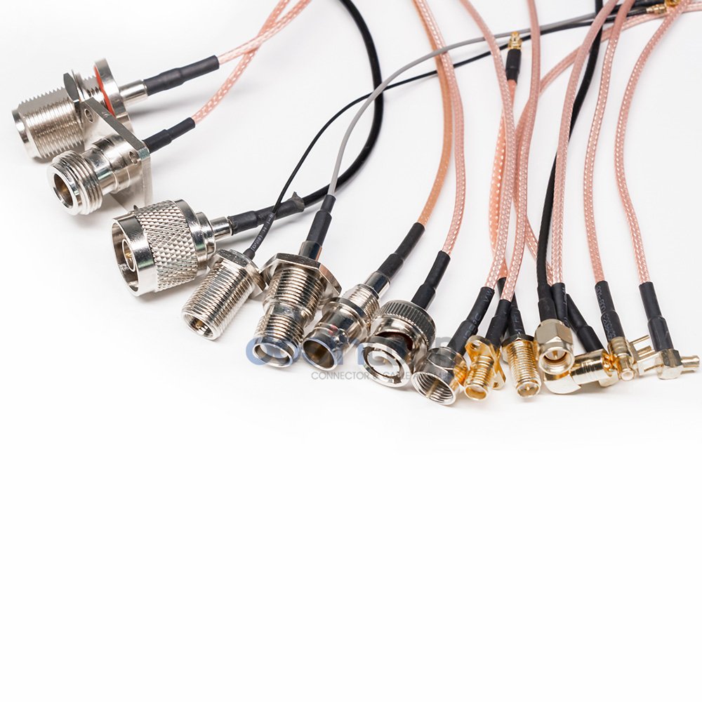 Waterproof UHF Female SO239 Bulkhead to SMA Male Right Angle with RG316 Cable Assembly