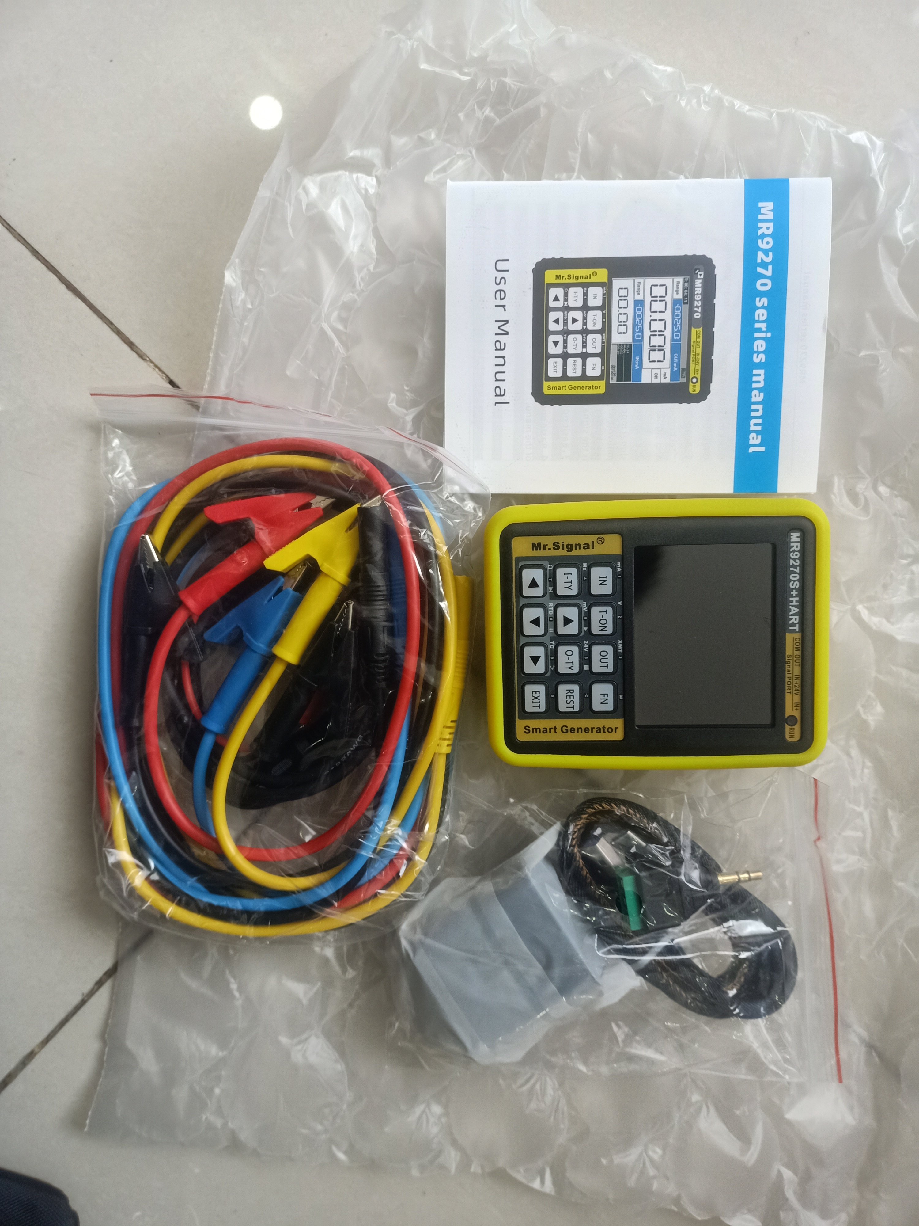 TOPCHANCES MR9270S+HART 4-20mA Signal Generator Calibration Current Voltage PT100 Thermocouple Pressure Transmitter