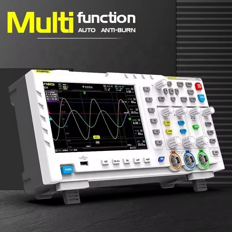 FNIRSI 1014D Digital Oscilloscope storage 2 in 1 Dual Channel oscilloscope 100MHz with Signal Generator