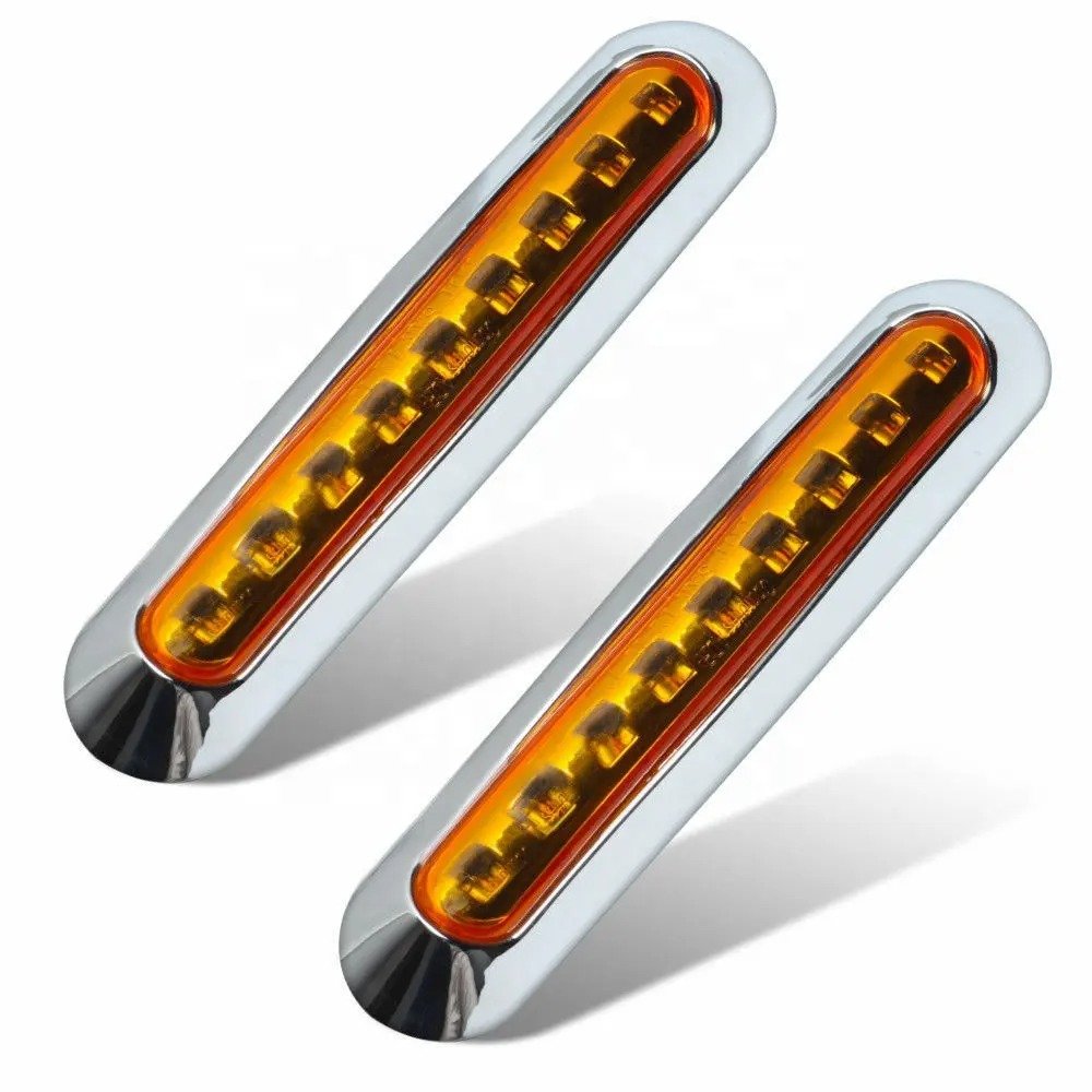 9LEDS Led Clearance Lights Side Marker Lights 10-30V Truck Lighting System Truck Led Side