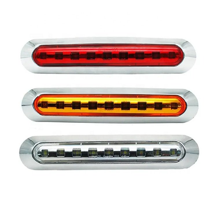 9LEDS Led Clearance Lights Side Marker Lights 10-30V Truck Lighting System Truck Led Side