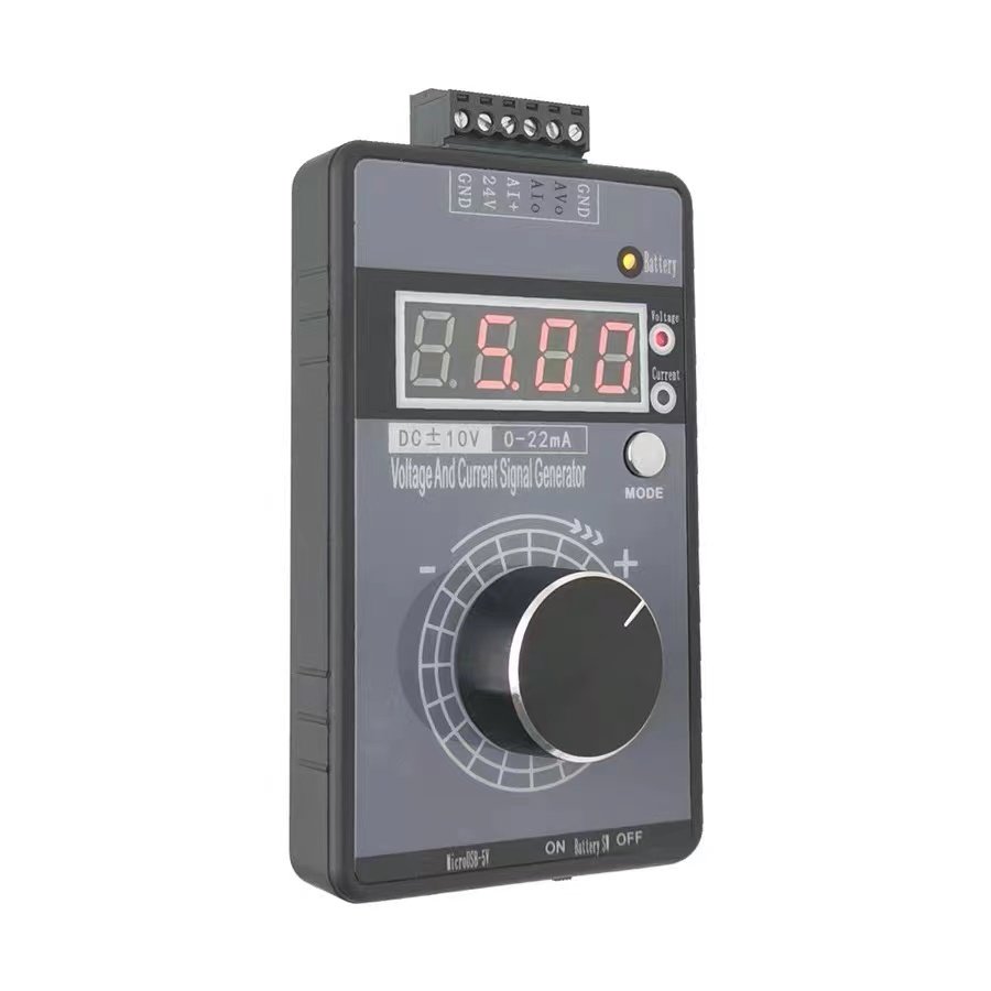 LB01G Analog 0-5V 0-10V 4-20mA Signal Generator with LED Display High Precision Adjustable DC Current Voltage Signal Generator