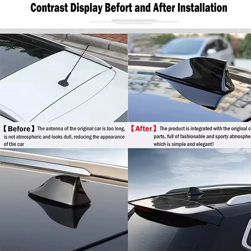 Shark Fin Antenna Modification Accessories car antenna for signal decoration auto radio signal car shark fin antenna