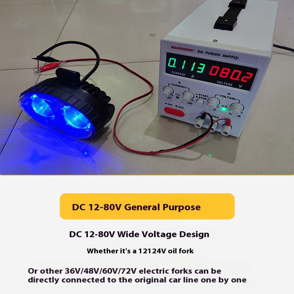 RED Big Dot Warning Warehouse Safety Working Light 12-80V DC 20W 7 inch Forklift Lamp LED light Spot Blue Zone Signal Light