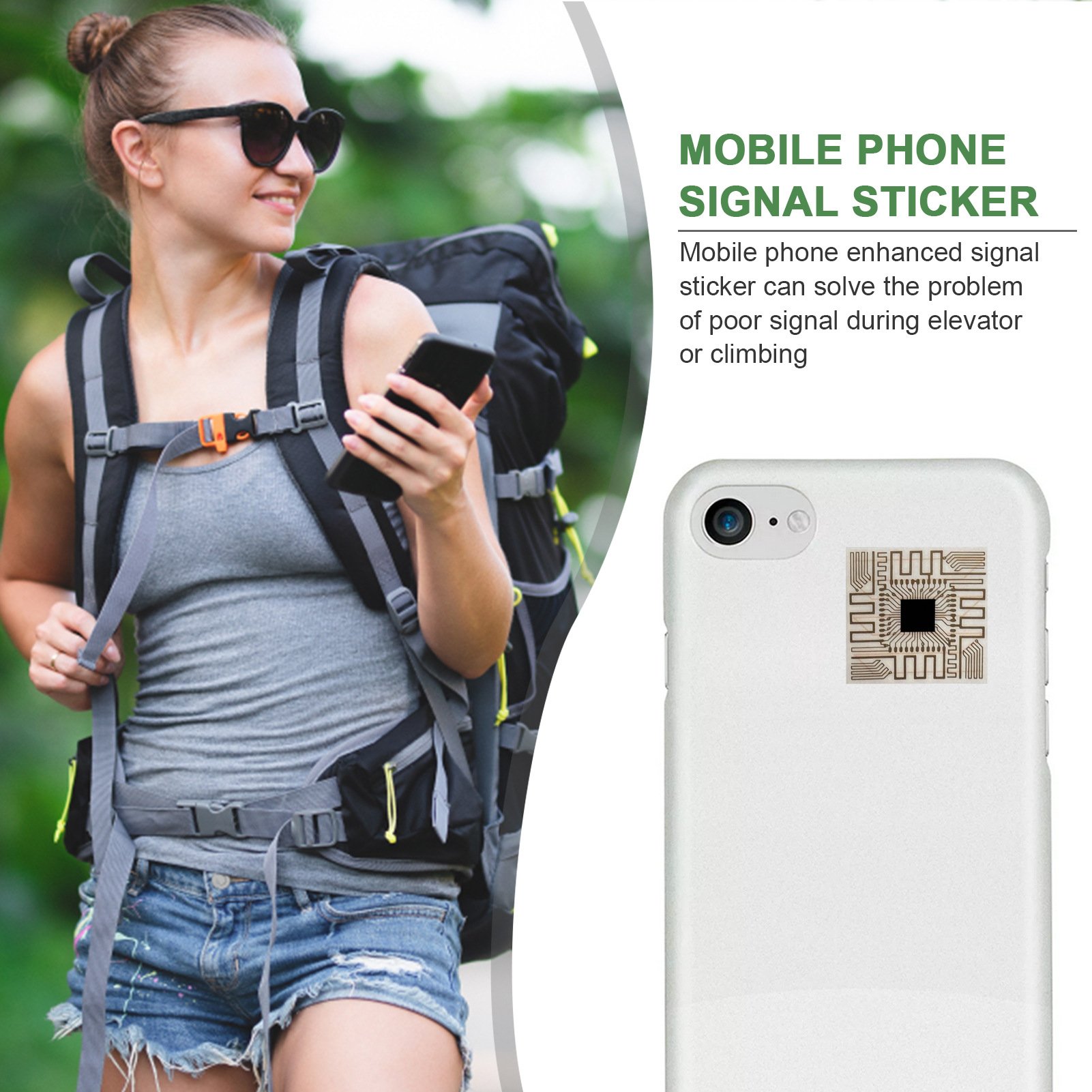 Generation Signal Enhancement Sticker For Mobilephone Cellphone 3G 4G 5G Phone Antenna Booster Improve