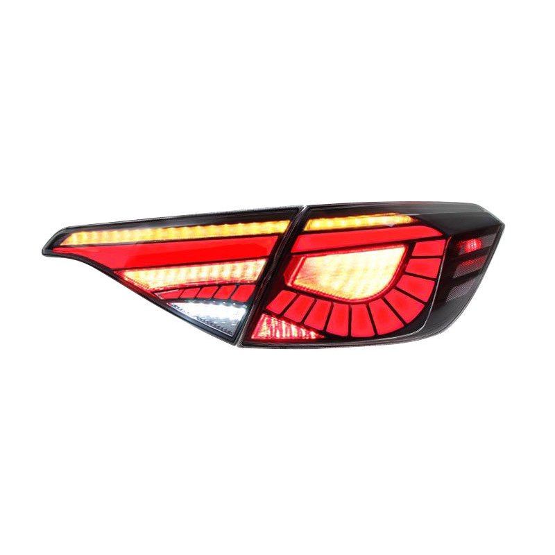 Car Styling Taillights For HONDA CIVIC 11th Generation 2022 2023 DRL Moving Turn Signal Brake Reverse Tail Lamp Auto Accessories