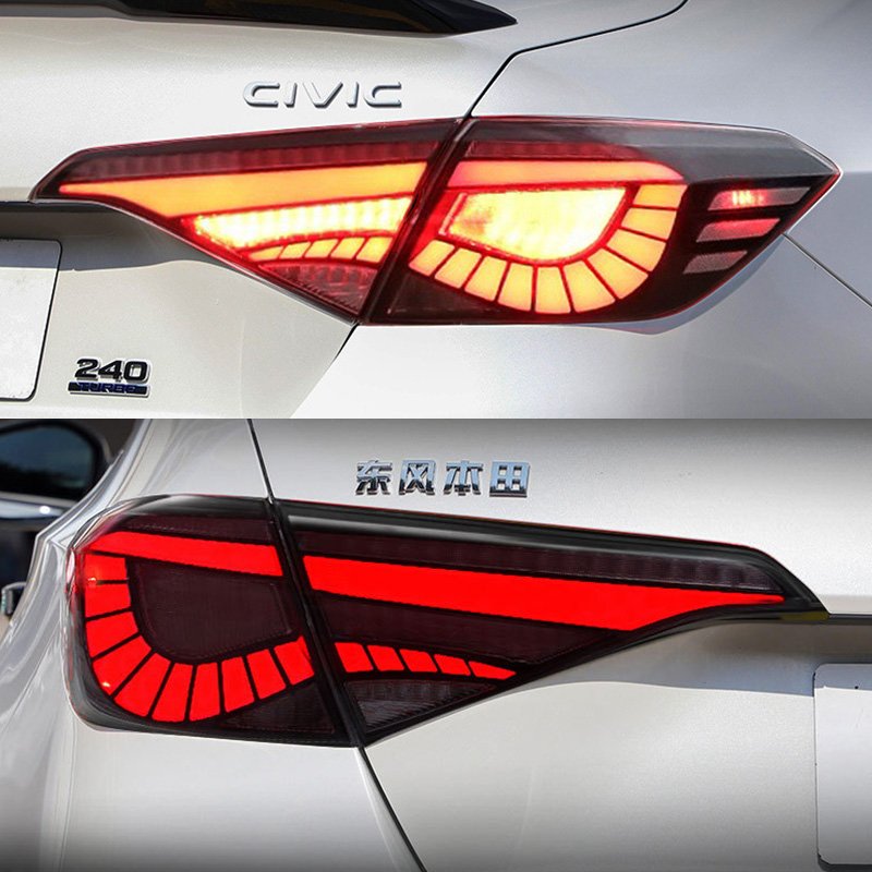Car Styling Taillights For HONDA CIVIC 11th Generation 2022 2023 DRL Moving Turn Signal Brake Reverse Tail Lamp Auto Accessories