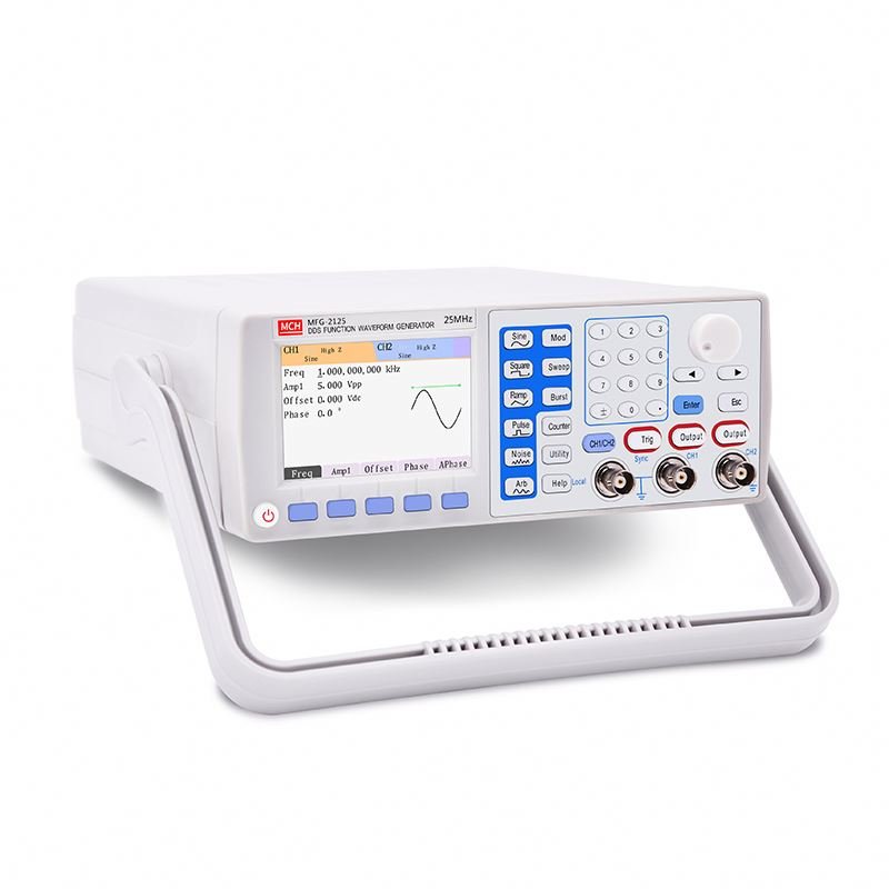 Multifunctional 100MHz 2 Channels MFG-2125 Function Arbitrary Waveform Generator for engineers