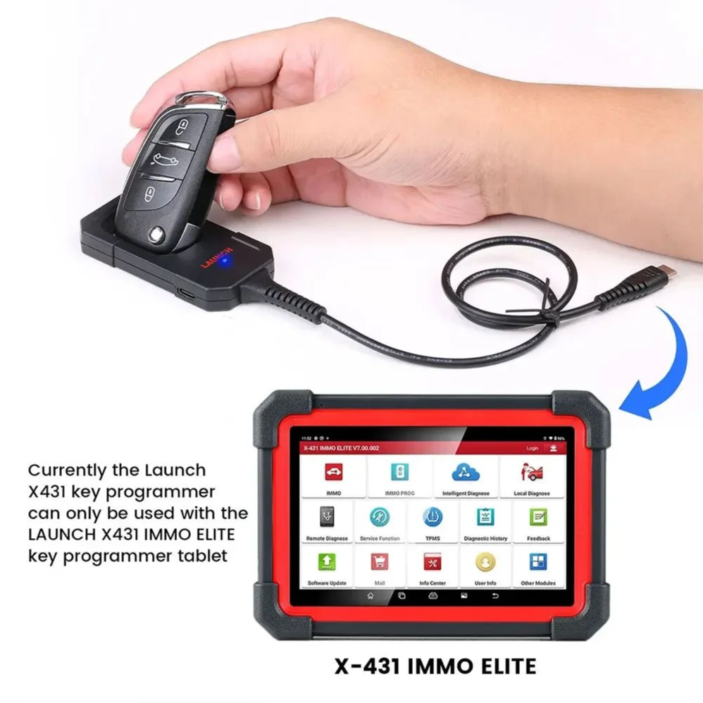 Launch X431 Key Programmer Remote Maker with 4PC Universal Remote Key 1PC Super Chip for Launch X431 Car Key Programmer