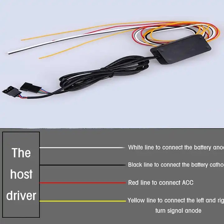External Sequential Light Universal Headlight Strip Turn Signal Light Daytime Running Light Car Drl Led