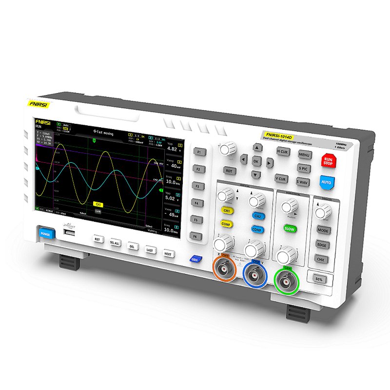 FNIRSI-1014D Desktop Oscilloscope 100MHz* 2 Ana-log Bandwidth 1GSa/s Sampling Rate Signal Generator