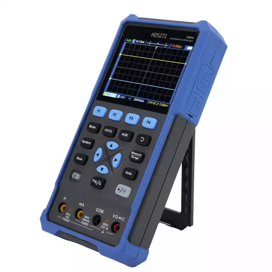 HDS272 OWON Digital Oscilloscope 2Channels 70MHz 250MS/s Sample Rate 3-in-1 Multimeter
