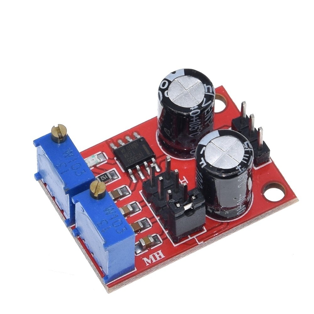 RDS Electronics- Square Wave Signal Generator Pulse Frequency Duty Cycle NE555 Adjustable Module