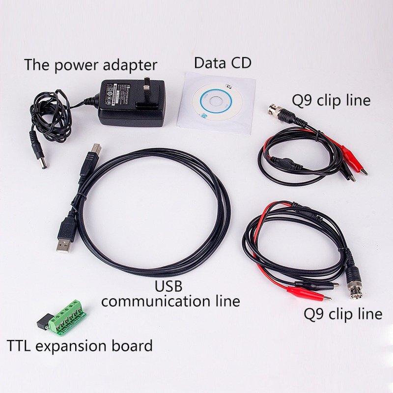 MHS-5200A 6MHz Dual Channel Digital Signal Generator DDS Signal Generator Mini USB Arbitrary Waveform Frequency Generator