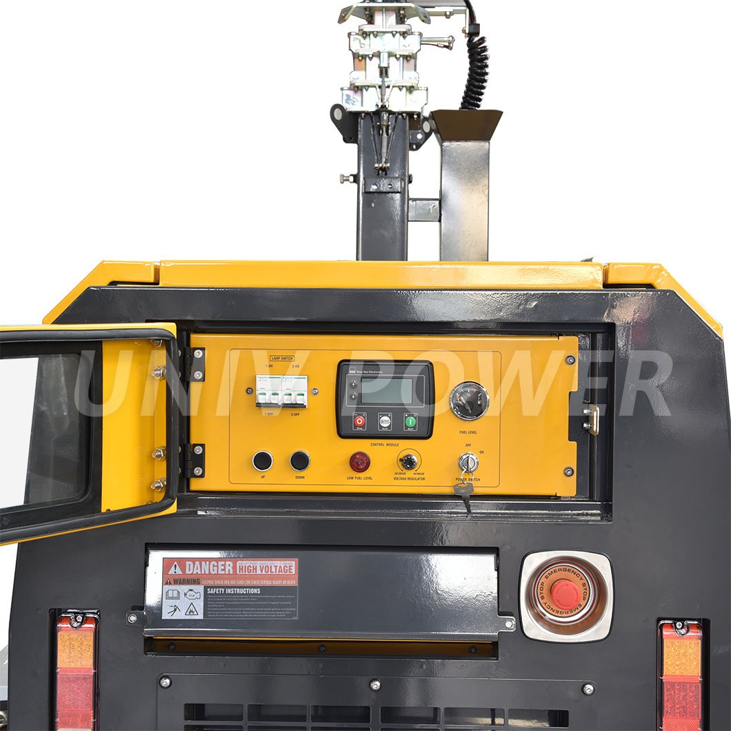 Portable 2kw 4kw 8kw 16kw LED diesel generator light tower