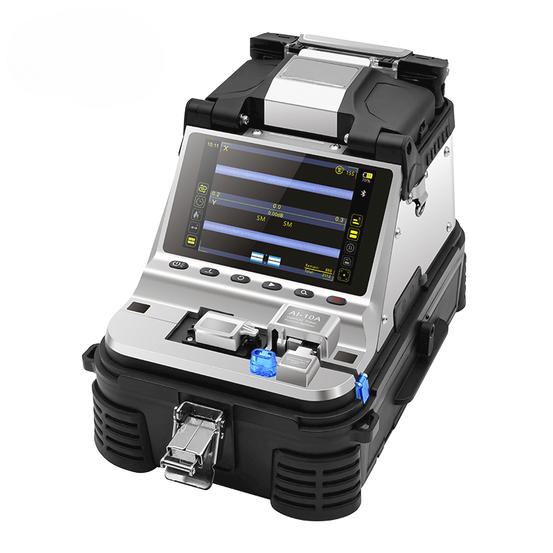 Newly Splicing Ai-10a Fourth Generation Of Optical Fiber Fusion Splicer Splicing Machine With Electric Cleaver