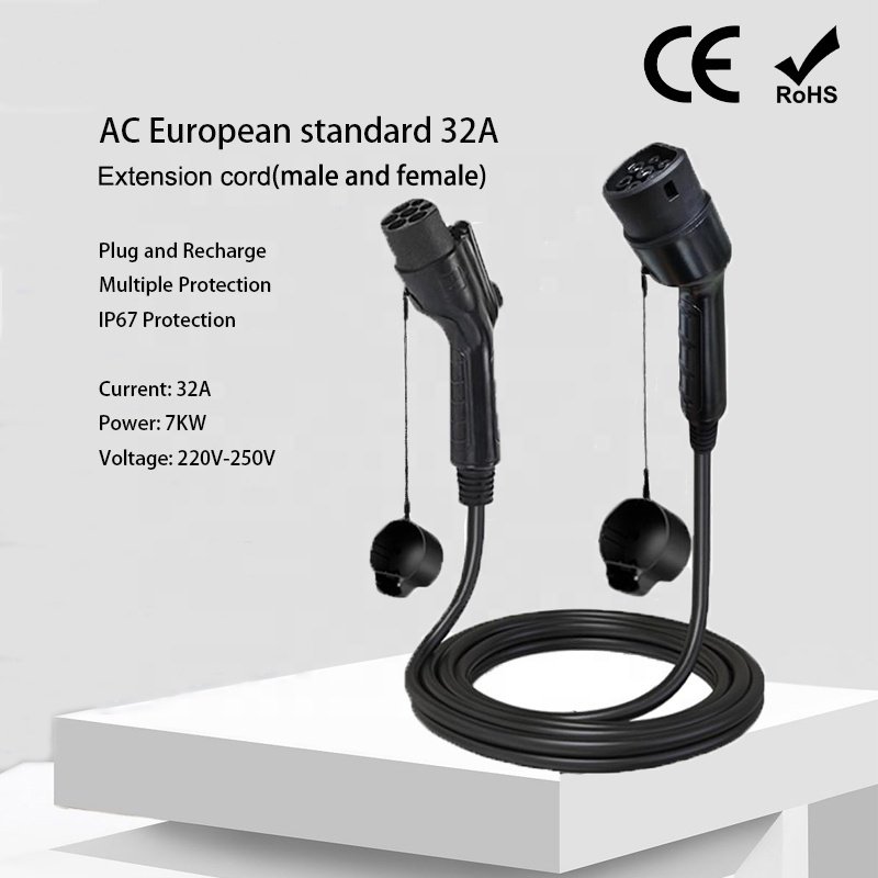 Plug and recharge ZR-EUO11-3 used to extend the Charging distance of charging equipment AC230V 7KW 32A