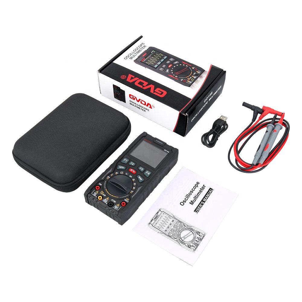 GVDA Digital Oscilloscope 50MS/s Sampling Rate 12MHz Analog Bandwidth Multimeter Tester Signal Generator With Waveform Storage