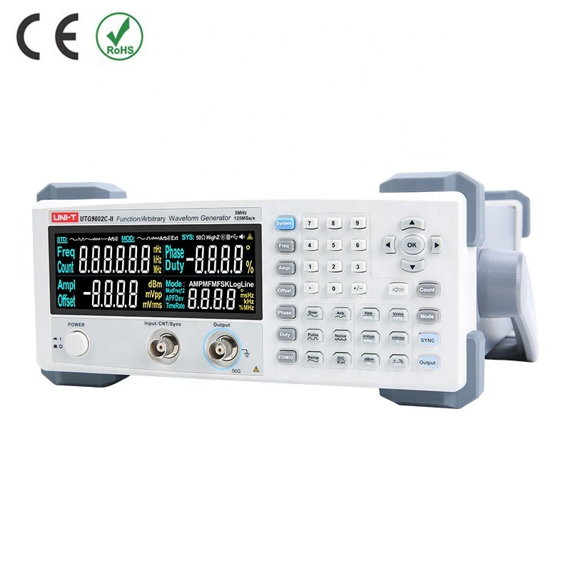 2MHz Function Arbitrary Waveform Generator 125MSa/s UNI-T UTG9002C-II High Precision Signal Generator