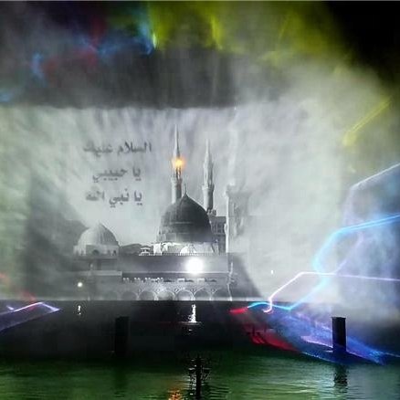 30M laser projector show water screen generator music fountain