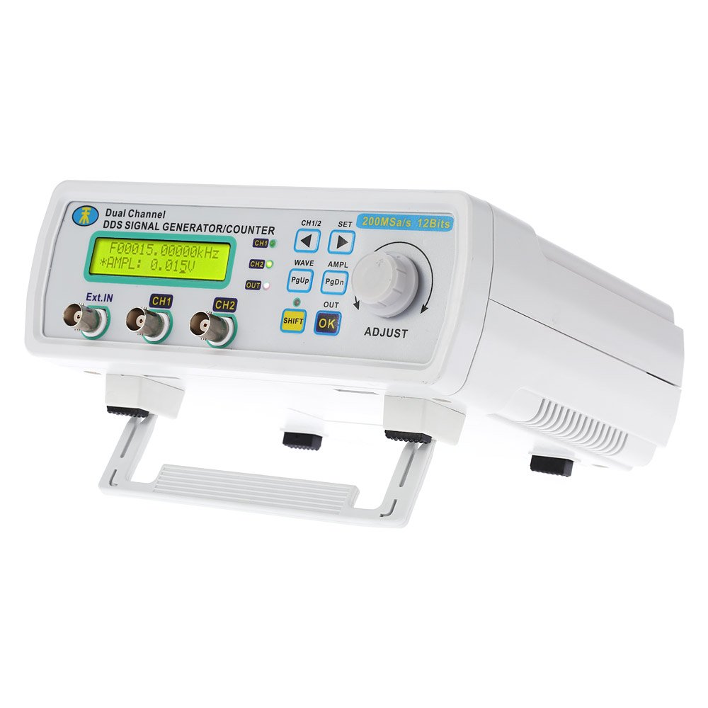 200MSa/s 6MHz Digital DDS Function Signal Generator Arbitrary Waveform Dual-CH Frequency Meter 0-80KHz Power Signal Bandwidth