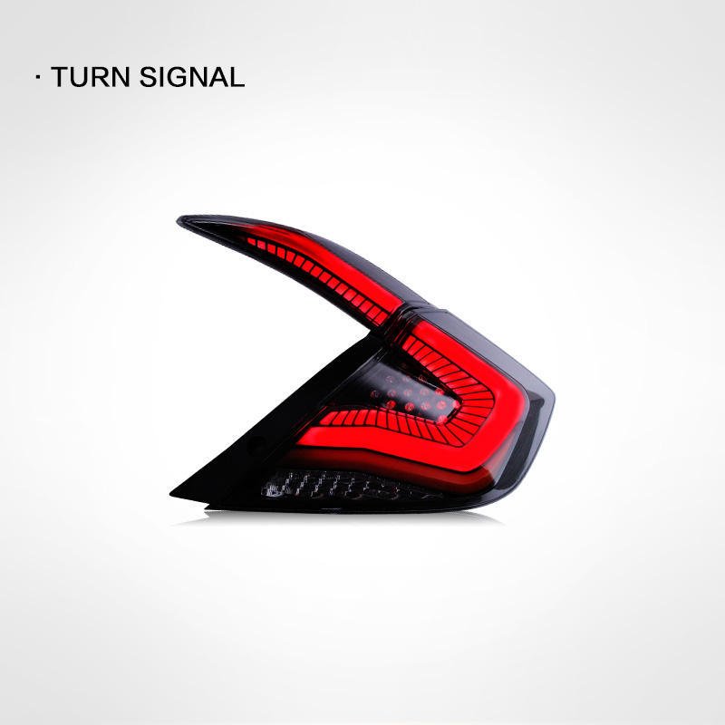 Suitable for the tenth generation Civi taillight assembly modification LED scanning breathing streamer turn signal starry sky s