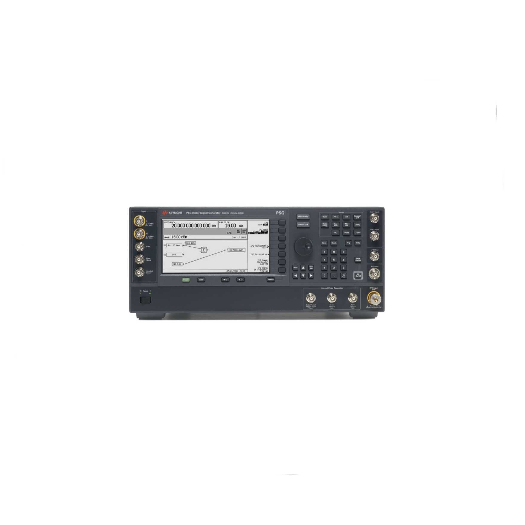 Keysight E8267D PSG vector signal generator, 100 kHz to 44 GHz
