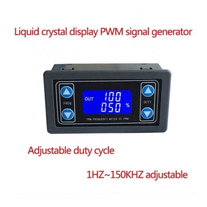 1HZ~150KHZ Signal Generator Digital Display PWM Pulse Frequency Duty Ratio Adjustable Square Wave Rectangular Signal Generator