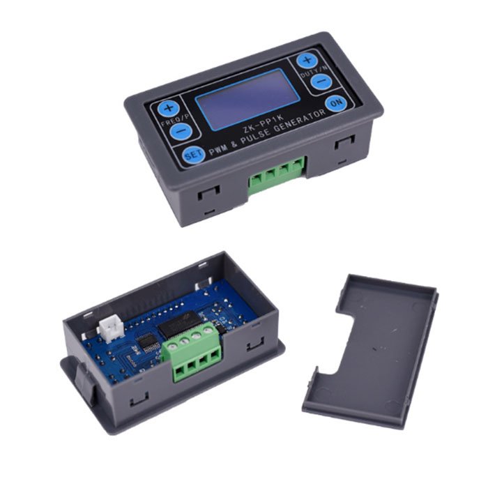 ZK-PP1K Signal Generator Dual Mode LCD PWM 1-Channel 1Hz-150KHz PWM Frequency Duty Cycle Adjustable Square Wave Generator