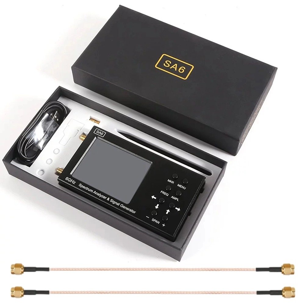SA6 35-6200MHz Spectrum Analyzer Signal Generator RF Signal Source Wi-Fi 3G 4G LTE CDMA GSM Beidou GPR GLONASS