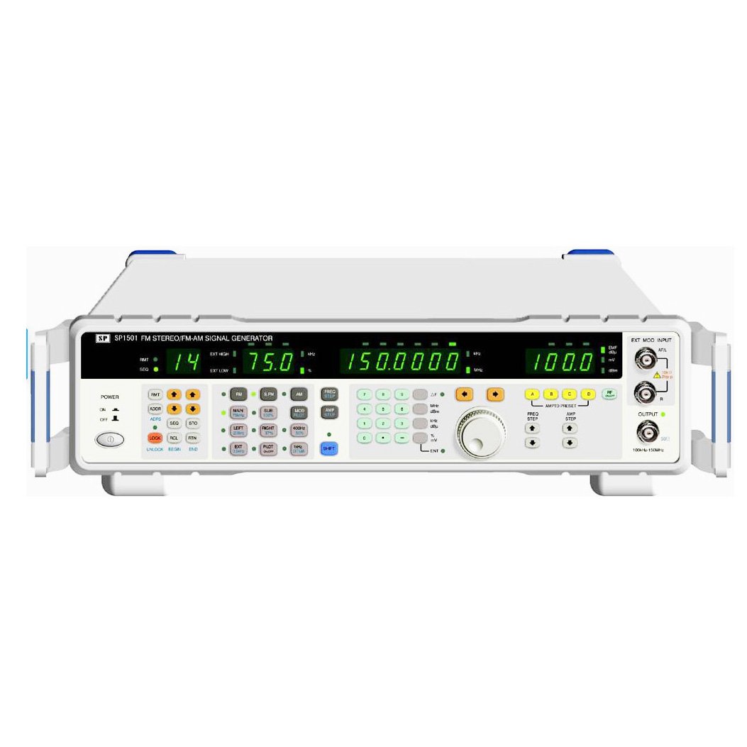 FM-AM Stereo Signal Generator Meter Tester with Frequency Range 100kHZ-150MHz AM Depth 0-60%
