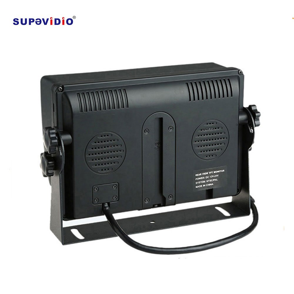 Waterproof Mini Size Monitor 7 Inch IPS Screen Car Reverse Rearview Monitor LCD Panel RCA Input Video Player For CVBS Signal