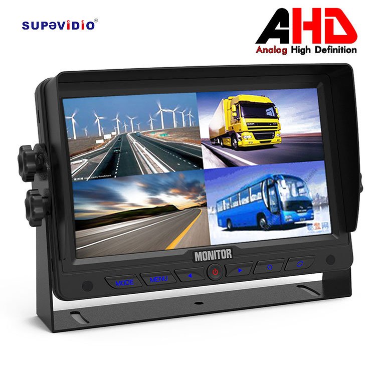 Waterproof Mini Size Monitor 7 Inch IPS Screen Car Reverse Rearview Monitor LCD Panel RCA Input Video Player For CVBS Signal