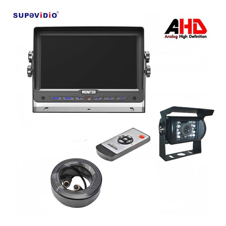 Waterproof Mini Size Monitor 7 Inch IPS Screen Car Reverse Rearview Monitor LCD Panel RCA Input Video Player For CVBS Signal