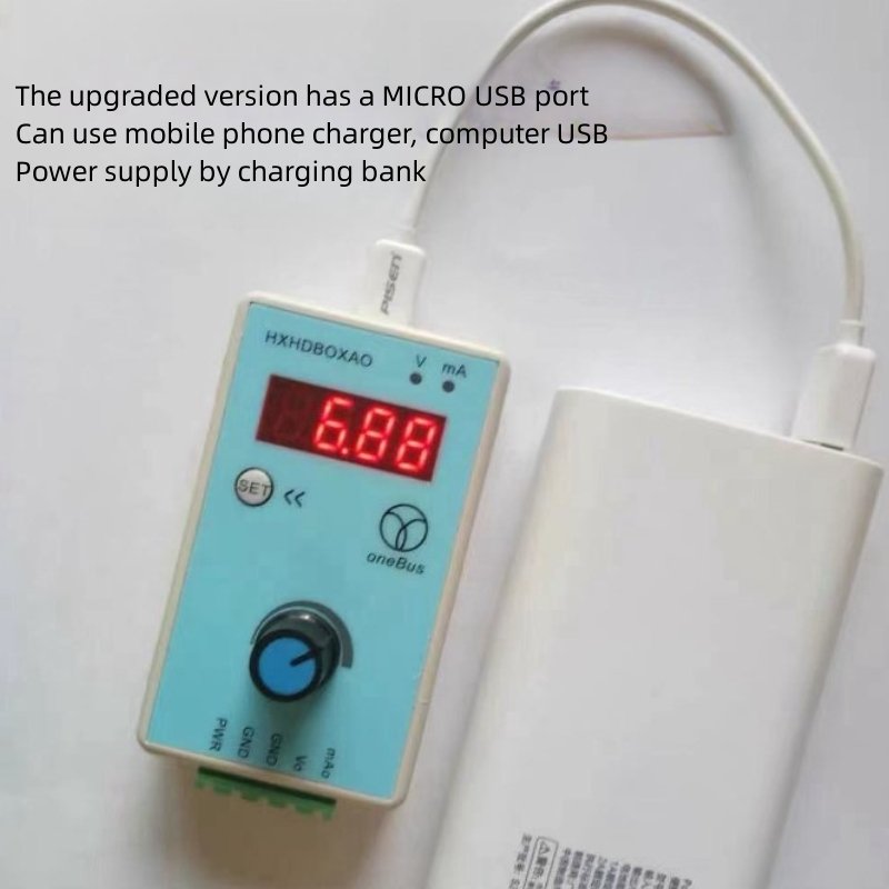 Handheld Signal Generator 0-10V/2-10V 0-20mA/4-20mA Adjustable Current Voltage Analog Simulator Signal Sources Output 24V