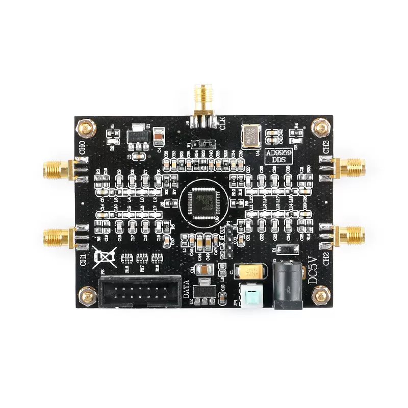 AD9959 high-speed DDS module sine wave signal generator RF signal source with four channels far exceeding AD9854
