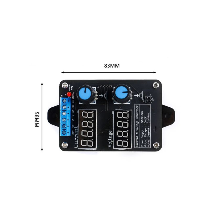 High-precision handheld 0-5V-10V 0-4-20-25mA voltage source, current source, signal generator output at the same time