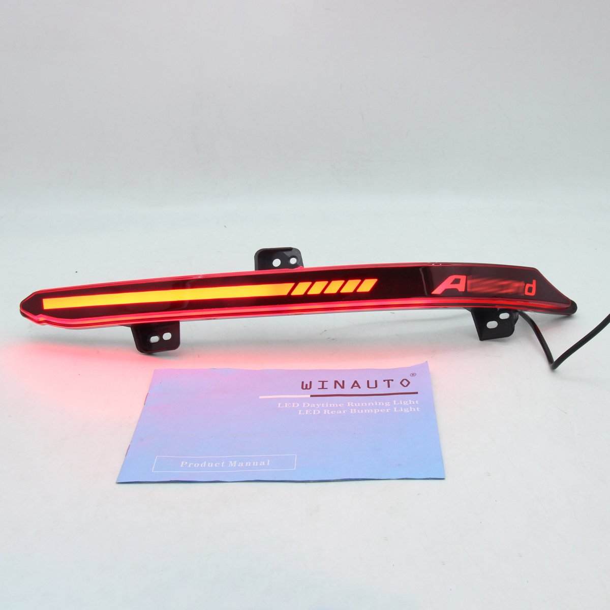 WINAUTO LED Rear Bumper Light Car Lights For Honda Accord 11th generation 2023 turn signal brake light with 3 function