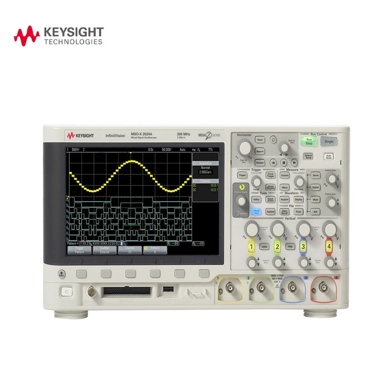 keysight MSOX2012A 2+8 channel 100MHz mixed signal Oscilloscope Probe options