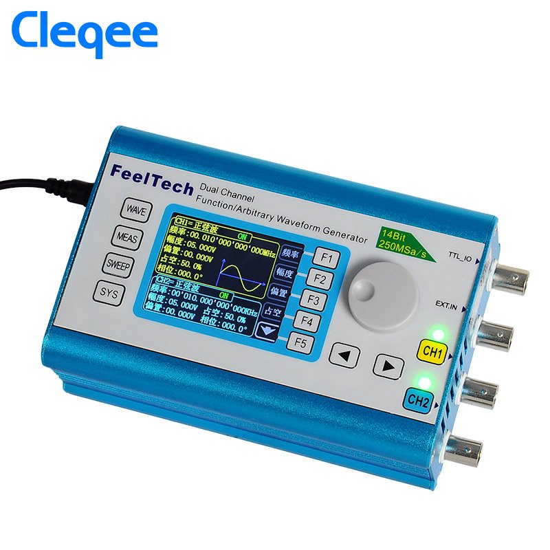 2 FY2300-6MHz 200MSa/s 100MHz Frequency Meter Arbitrary Waveform High Function Dual Channel Signal Generator