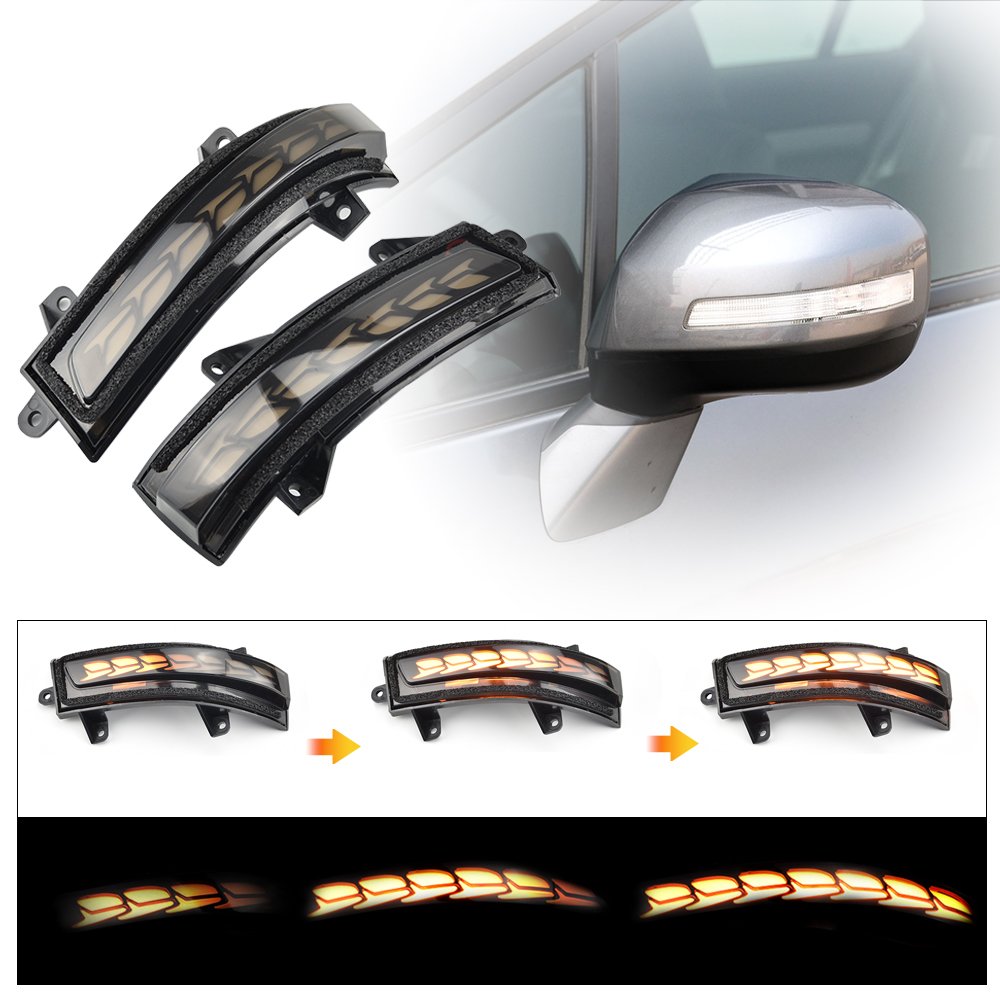 For Honda 9th generation Civic 2011-2015 LED Dynamic Turn Signal Light Side Mirror Lamp Switchback Indicator