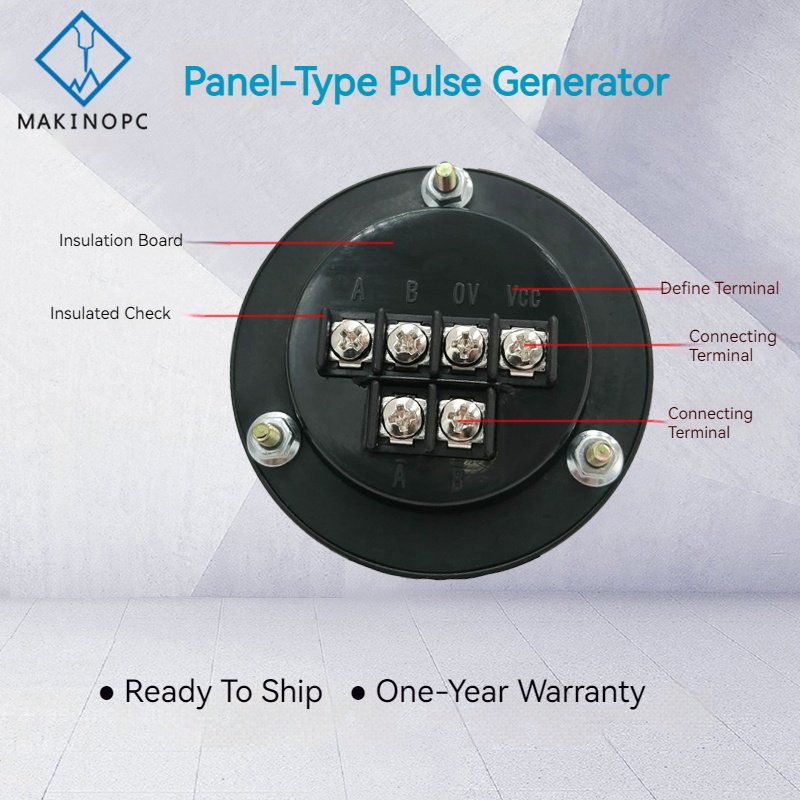 Original REP Manual Handheld CNC Machine Pulse Generator Handwheel Accessories 60mm 5V-100PPR 6 Terminals AB Signal Output RA600