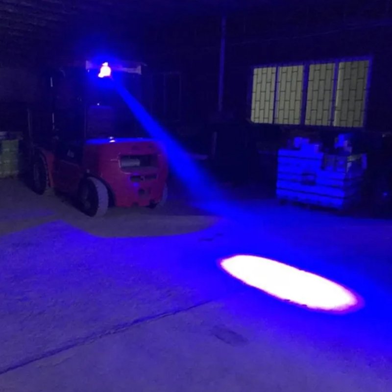 10-80V 20w LED Big Red Dot Light Vehicle Safety Lamps blue Truck Driving Lights Warning Light Hyster Heli