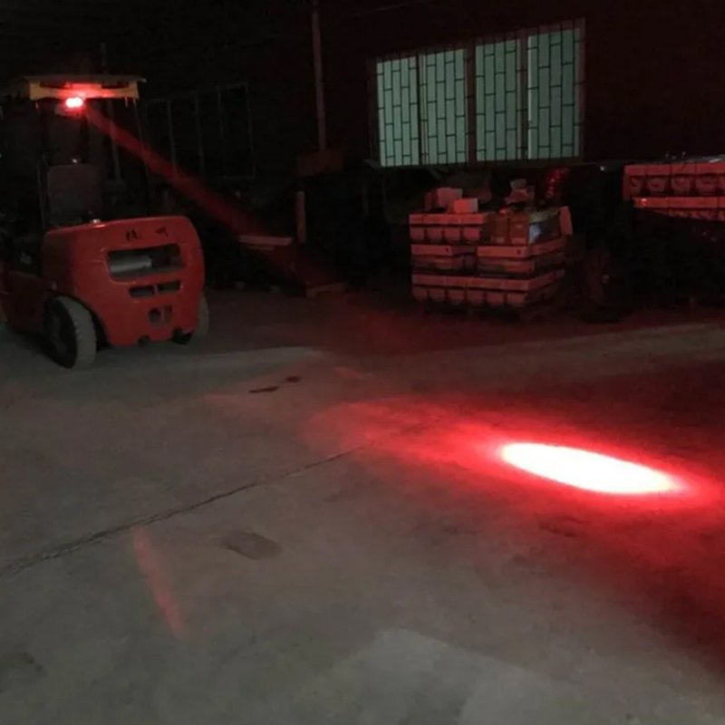 10-80V 20w LED Big Red Dot Light Vehicle Safety Lamps blue Truck Driving Lights Warning Light Hyster Heli