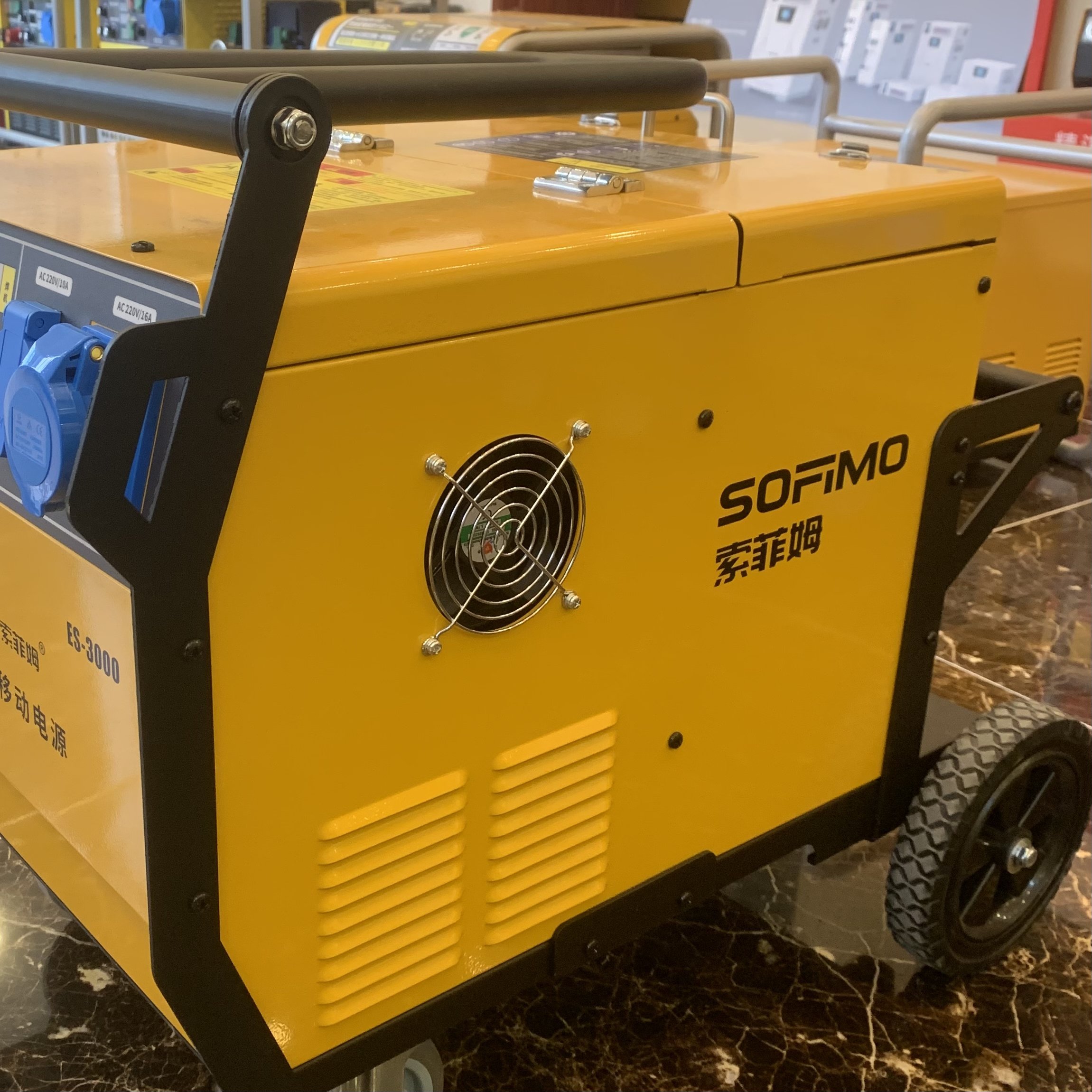 Multifunctional NEW Energy-Storage Industrial Power Station 4000w for mig tig Welding outdoor work portable generator with solar